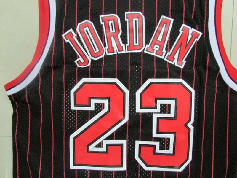 Chicago Bulls JORDAN #23 Black Classics Basketball Jersey 03 (Stitched)