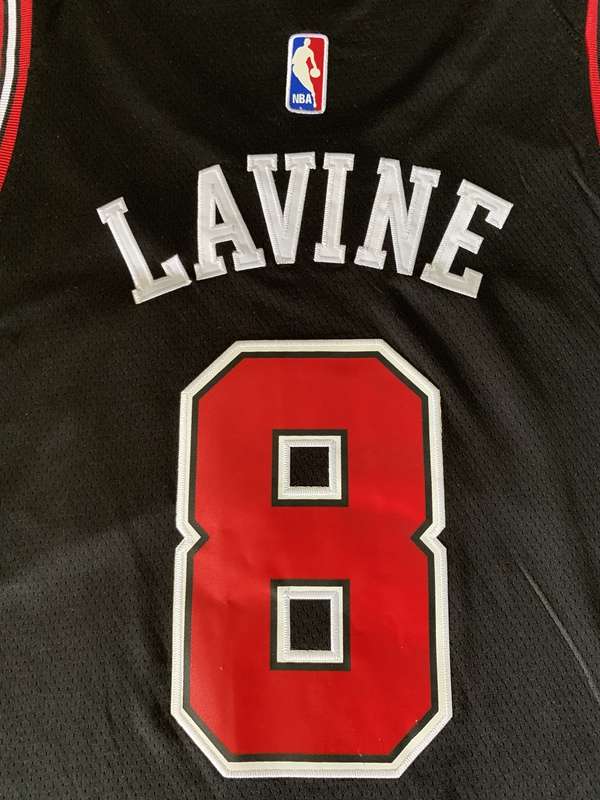 Chicago Bulls LAVINE #8 Black Classics Basketball Jersey (Stitched)