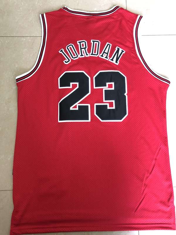 Chicago Bulls JORDAN #23 Red Classics Basketball Jersey 05 (Stitched)