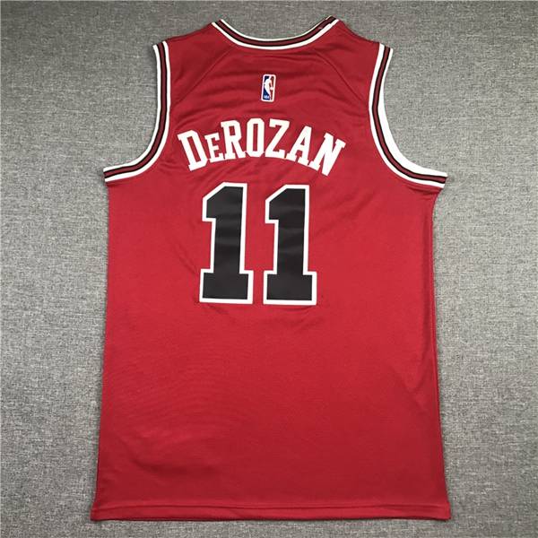 Chicago Bulls DEROZAN #11 Red Basketball Jersey (Stitched)