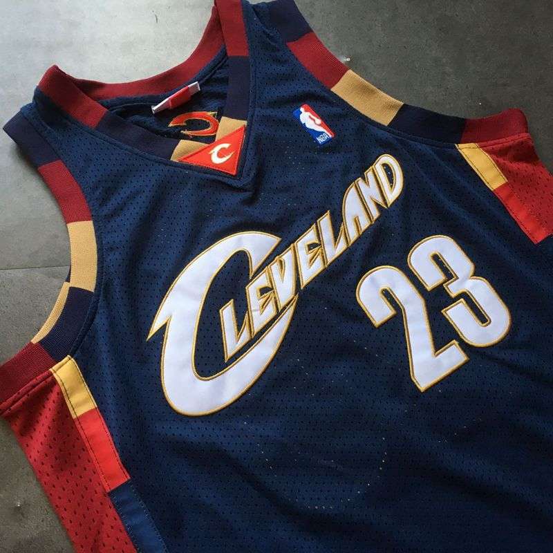 Cleveland Cavaliers 2008/09 JAMES #23 Dark Blue Classics Basketball Jersey (Closely Stitched)