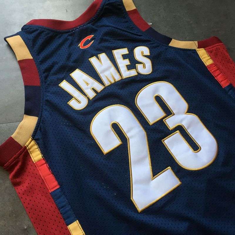 Cleveland Cavaliers 2008/09 JAMES #23 Dark Blue Classics Basketball Jersey (Closely Stitched)