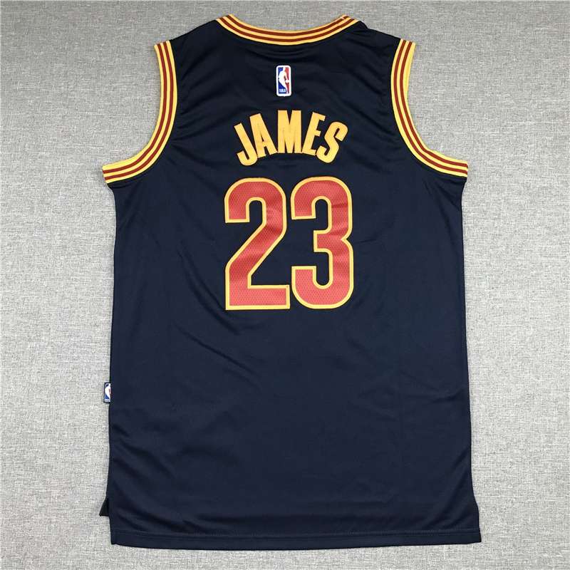 Cleveland Cavaliers JAMES #23 Dark Blue Classics Basketball Jersey (Stitched)