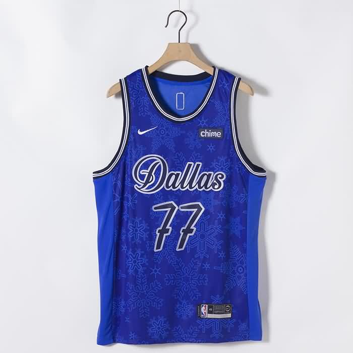 Dallas Mavericks 20/21 DONCIC #77 Blue Basketball Jersey 02 (Stitched)