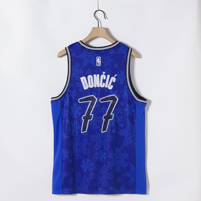 Dallas Mavericks 20/21 DONCIC #77 Blue Basketball Jersey 02 (Stitched)