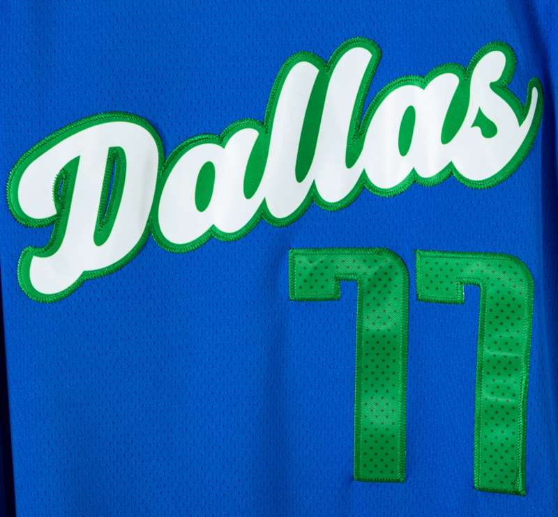 Dallas Mavericks 20/21 DONCIC #77 Blue City Basketball Jersey (Stitched)