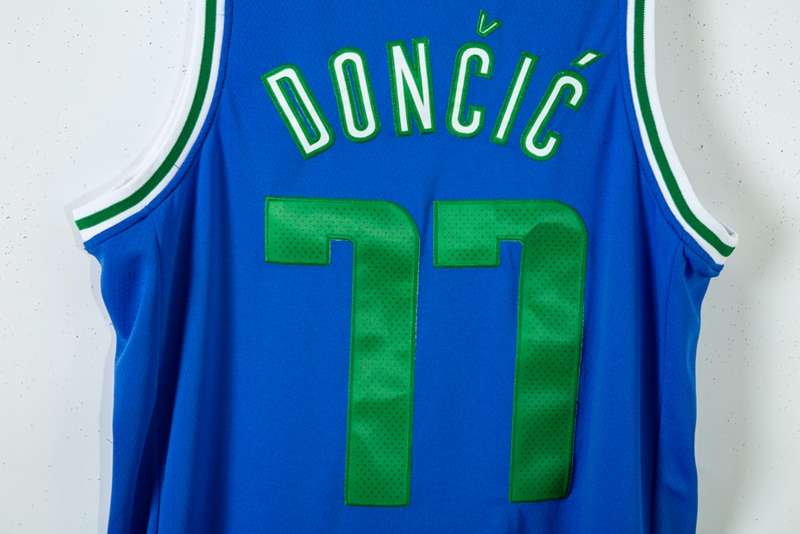 Dallas Mavericks 20/21 DONCIC #77 Blue City Basketball Jersey (Stitched)