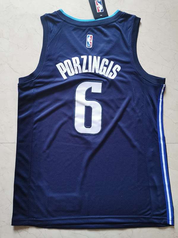 Dallas Mavericks 20/21 PORZINGIS #6 Dark Blue Basketball Jersey (Stitched)