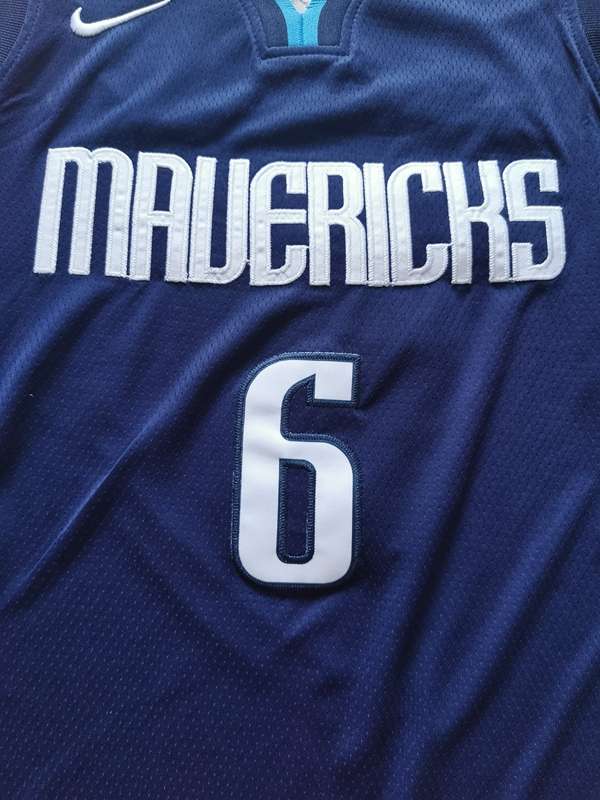 Dallas Mavericks 20/21 PORZINGIS #6 Dark Blue Basketball Jersey (Stitched)