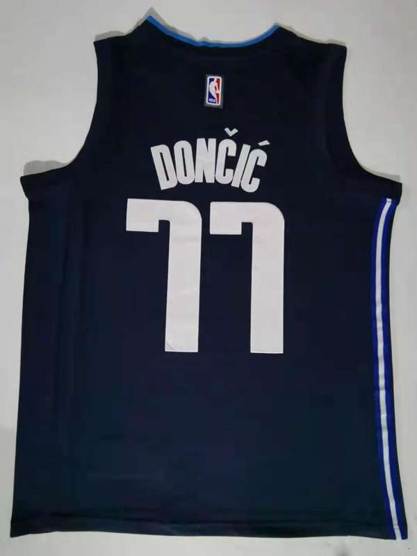 Dallas Mavericks 20/21 DONCIC #77 Dark Blue Basketball Jersey (Stitched)