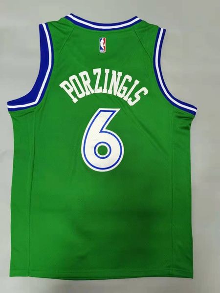 Dallas Mavericks 20/21 PORZINGIS #6 Green Basketball Jersey (Stitched)