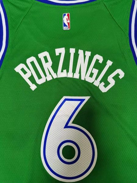 Dallas Mavericks 20/21 PORZINGIS #6 Green Basketball Jersey (Stitched)