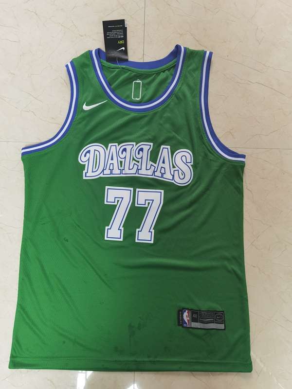 Dallas Mavericks 20/21 DONCIC #77 Green Basketball Jersey (Stitched)
