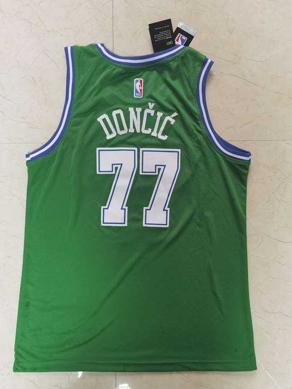 Dallas Mavericks 20/21 DONCIC #77 Green Basketball Jersey (Stitched)