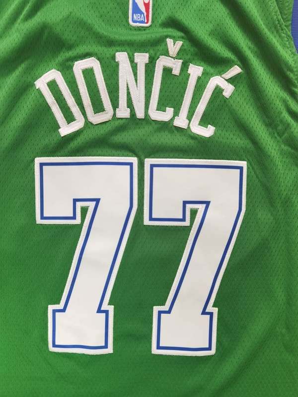 Dallas Mavericks 20/21 DONCIC #77 Green Basketball Jersey (Stitched)