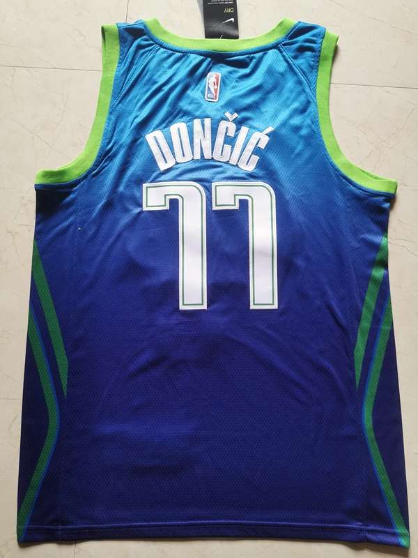 Dallas Mavericks 2020 DONCIC #77 Blue City Basketball Jersey (Stitched)