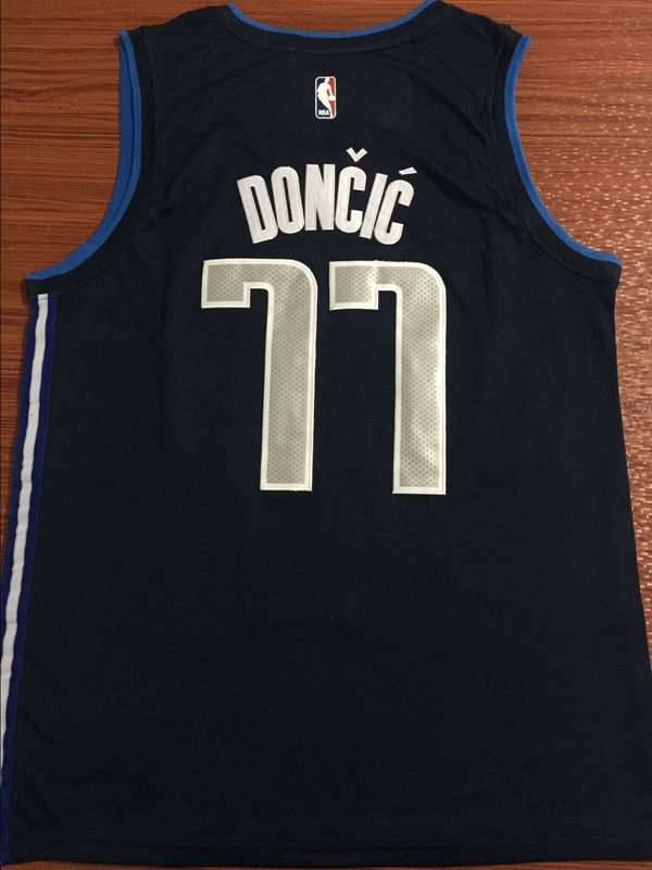 Dallas Mavericks 2020 DONCIC #77 Dark Blue Basketball Jersey (Stitched)