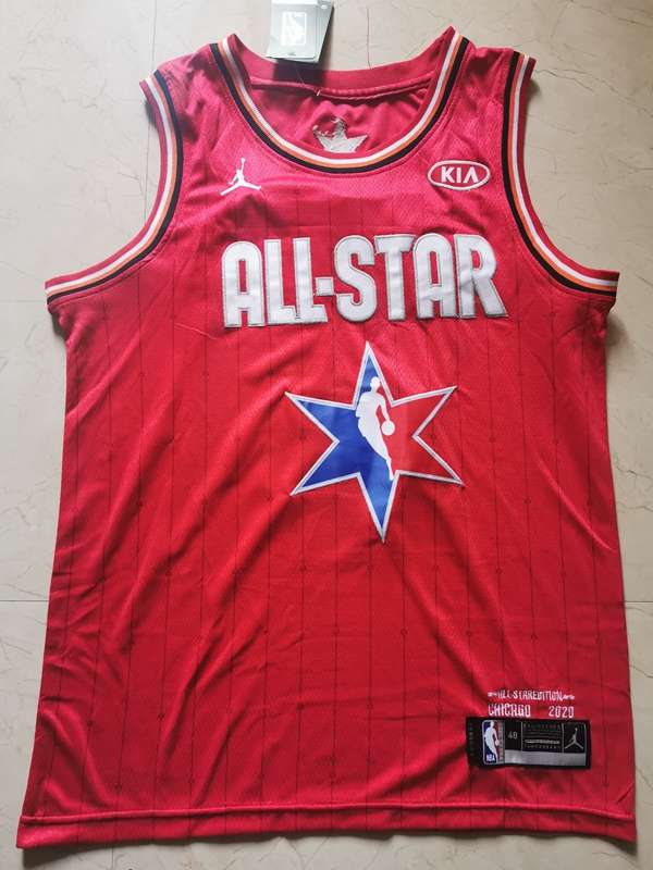 Dallas Mavericks 2020 DONCIC #77 Red All Star Basketball Jersey (Stitched)