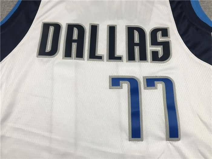 Dallas Mavericks 21/22 DONCIC #77 White Basketball Jersey (Stitched)