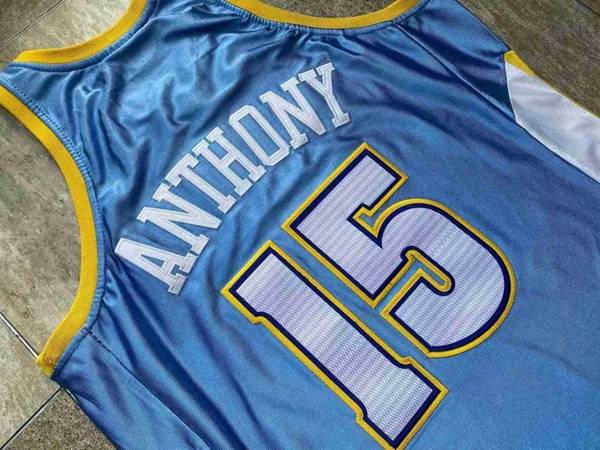 Denver Nuggets 2003/04 ANTHONY #15 Blue Classics Basketball Jersey (Closely Stitched)