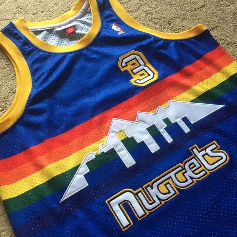 Denver Nuggets 2006/07 IVERSON #3 Blue Classics Basketball Jersey (Closely Stitched)