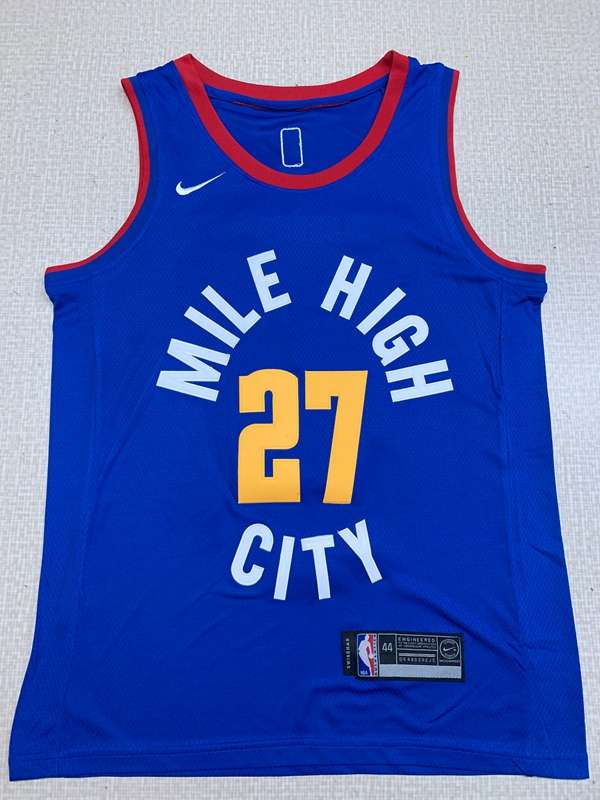 Denver Nuggets 20/21 MURRAY #27 Blue Basketball Jersey (Stitched)