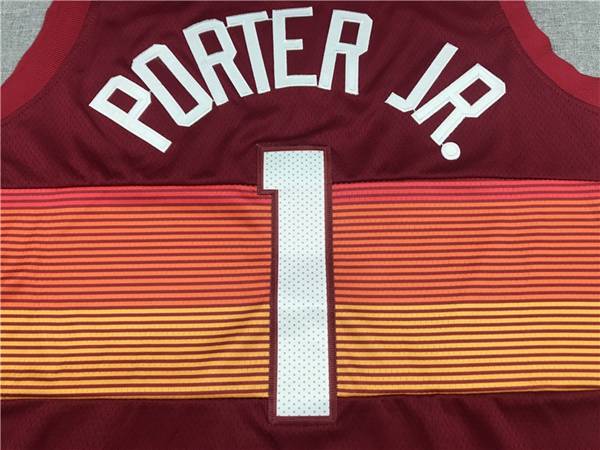 Denver Nuggets 20/21 PORTER JR. #1 Red City Basketball Jersey (Stitched)