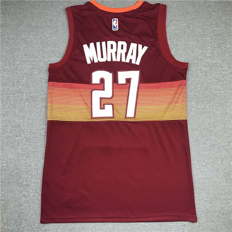 Denver Nuggets 20/21 MURRAY #27 Red City Basketball Jersey (Stitched)