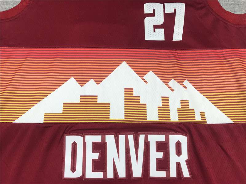 Denver Nuggets 20/21 MURRAY #27 Red City Basketball Jersey (Stitched)