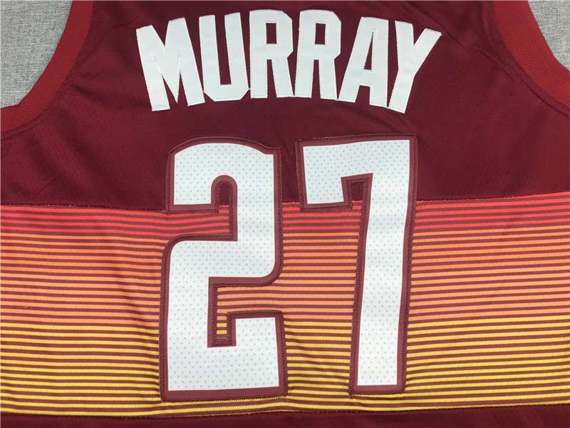 Denver Nuggets 20/21 MURRAY #27 Red City Basketball Jersey (Stitched)