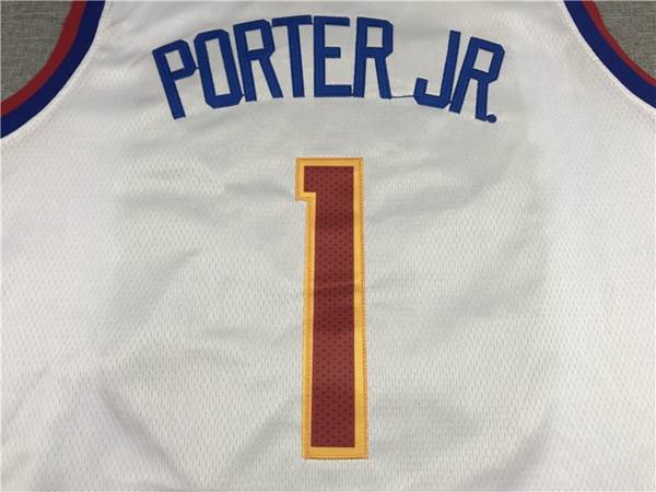 Denver Nuggets 20/21 PORTER JR. #1 White Basketball Jersey (Stitched)