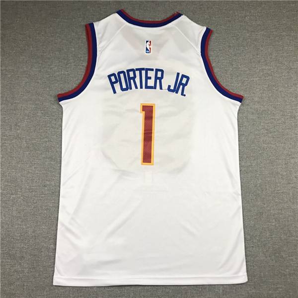 Denver Nuggets 20/21 PORTER JR. #1 White Basketball Jersey (Stitched)