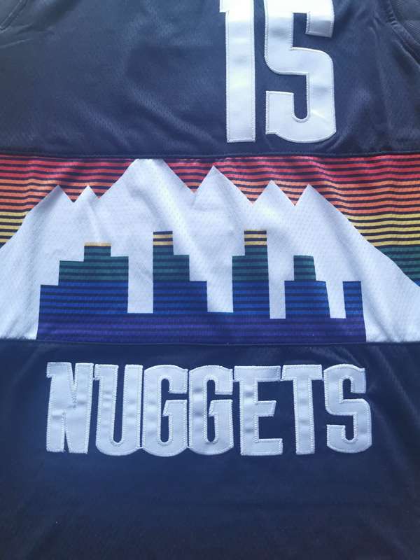 Denver Nuggets 2020 JOKIC #15 Black City Basketball Jersey (Stitched)