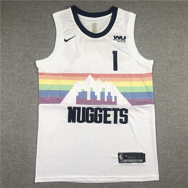 Denver Nuggets 2020 PORTER JR. #1 White City Basketball Jersey (Stitched)