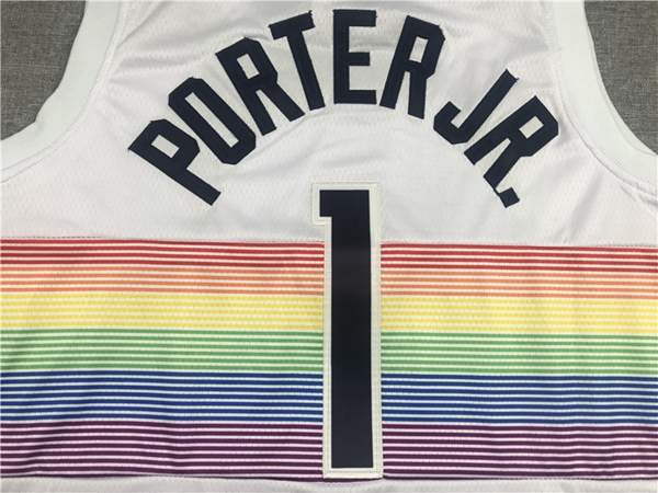 Denver Nuggets 2020 PORTER JR. #1 White City Basketball Jersey (Stitched)