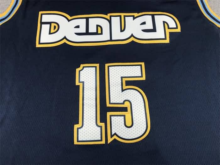 Denver Nuggets 21/22 JOKIC #15 Dark Blue City Basketball Jersey (Stitched)