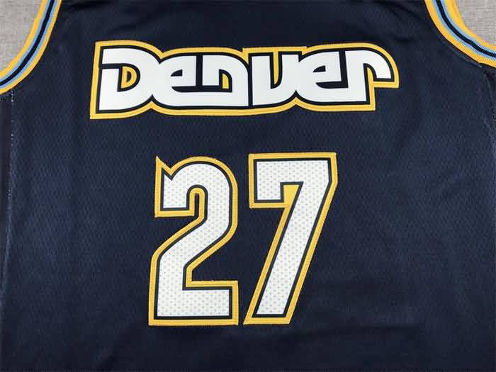 Denver Nuggets 21/22 MURRAY #27 Dark Blue City Basketball Jersey (Stitched)