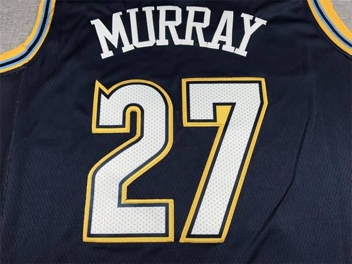 Denver Nuggets 21/22 MURRAY #27 Dark Blue City Basketball Jersey (Stitched)