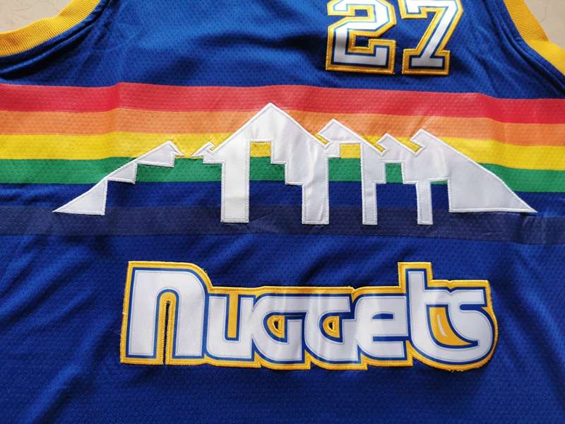 Denver Nuggets MURRAY #27 Blue Classics Basketball Jersey (Stitched)