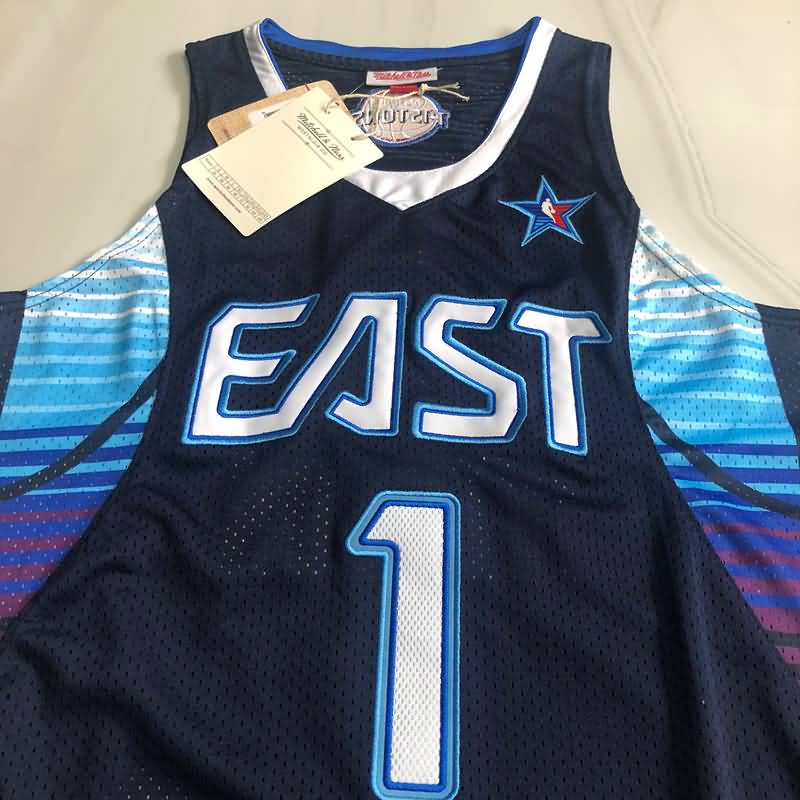 Detroit Pistons 2009 IVERSON #1 Dark Blue Classics Basketball Jersey (Closely Stitched)