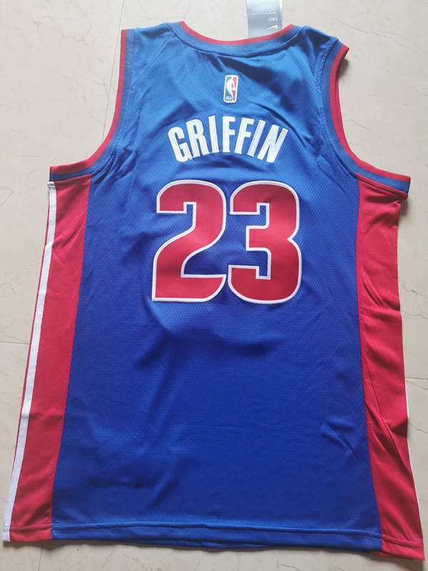 Detroit Pistons 20/21 GRIFFIN #23 Blue Basketball Jersey (Stitched)