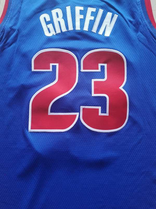 Detroit Pistons 20/21 GRIFFIN #23 Blue Basketball Jersey (Stitched)