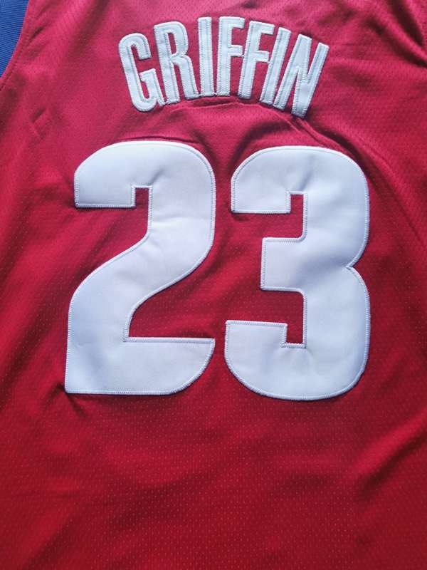 Detroit Pistons 2020 GRIFFIN #23 Red City Basketball Jersey (Stitched)