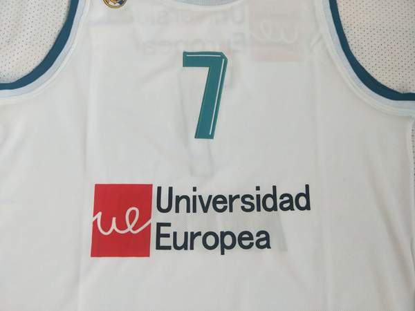 Real Madrid DONCIC #7 White Basketball Jersey (Stitched)