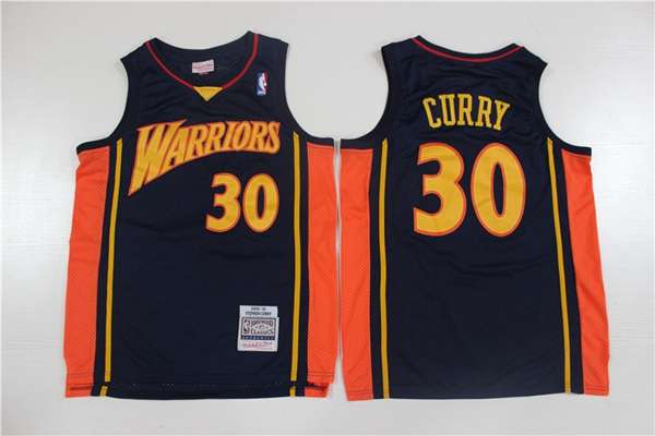 Golden State Warriors 2009/10 CURRY #30 Dark Blue Classics Basketball Jersey (Stitched)