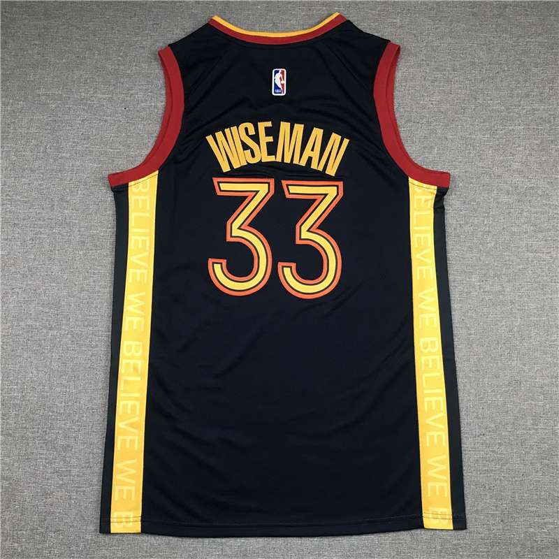 Golden State Warriors 20/21 WISEMAN #33 Dark Blue City Basketball Jersey (Stitched)