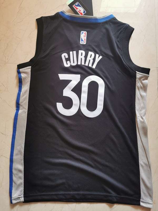 Golden State Warriors 2020 CURRY #30 Black Basketball Jersey (Stitched)