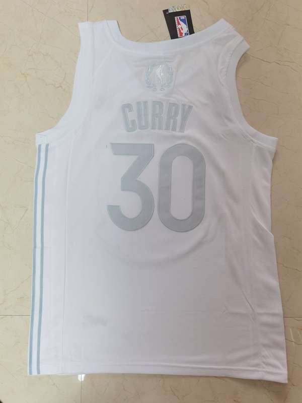 Golden State Warriors 2020 CURRY #30 White MVP Basketball Jersey (Stitched)