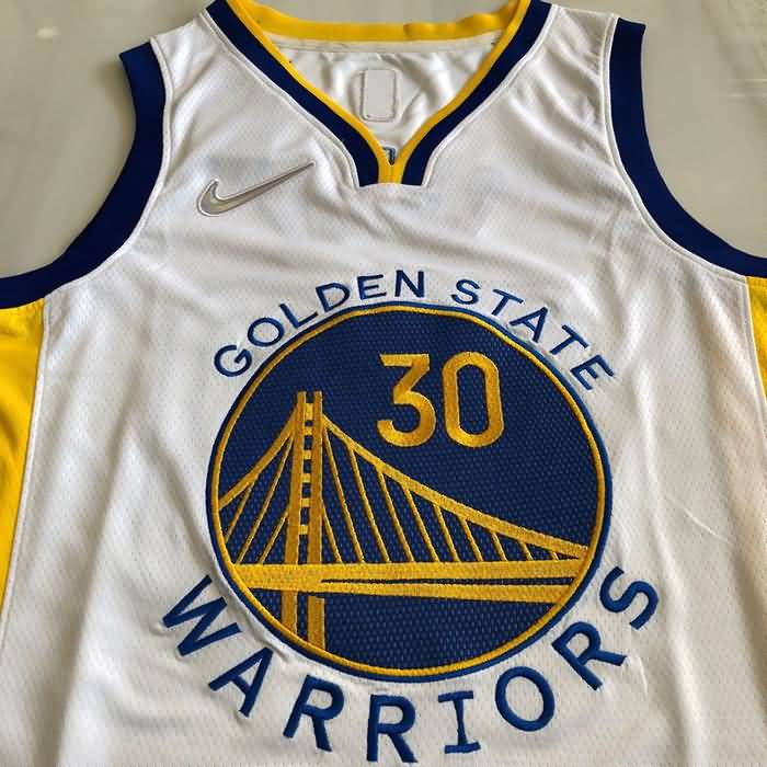 Golden State Warriors 21/22 CURRY #30 White Basketball Jersey (Closely Stitched)