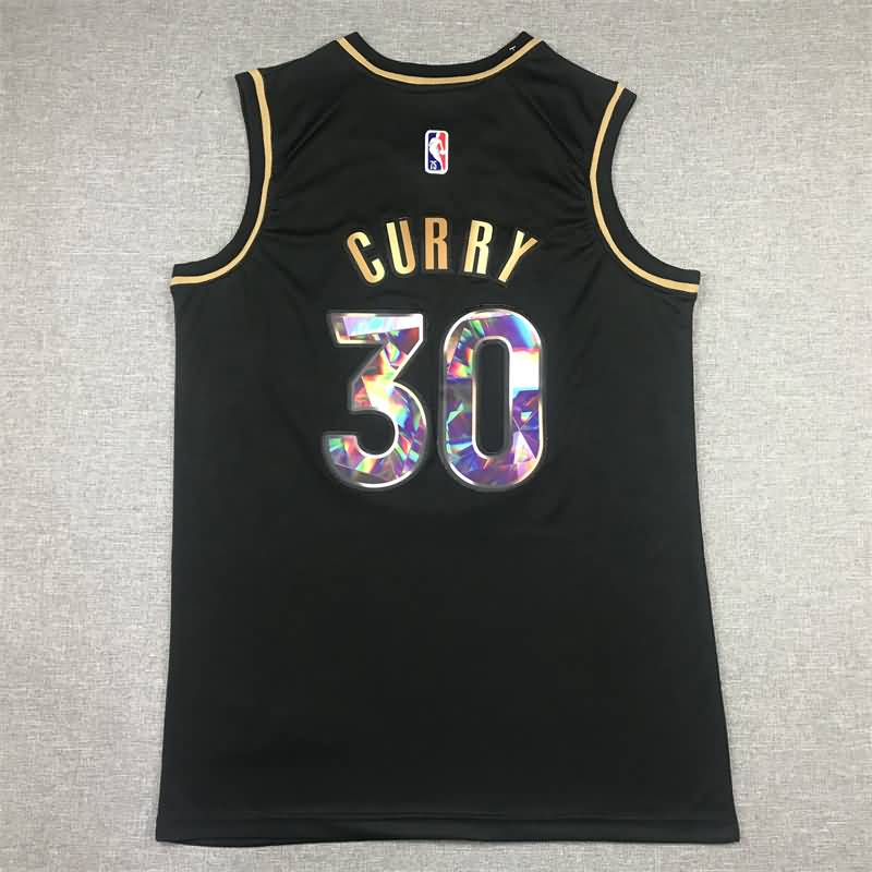 Golden State Warriors 21/22 CURRY #30 Black Basketball Jersey (Stitched)